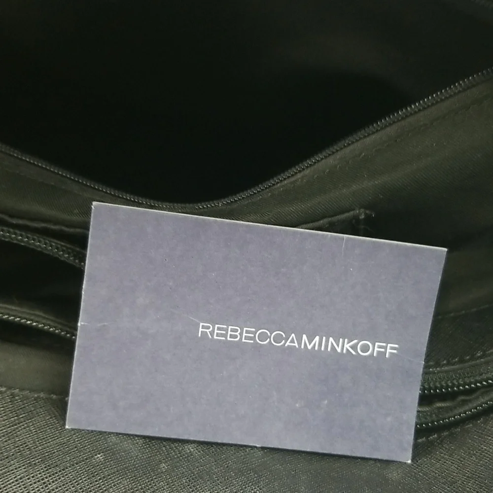 Rebecca minkoff leather laptop bag.